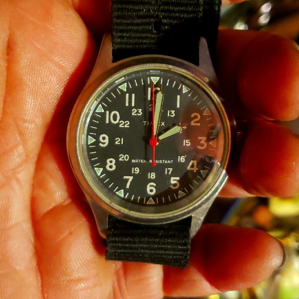 Timex military water resistant watch
